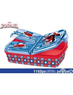 51320 PORTAPRANZO SPIDERMAN CON COMPARTI