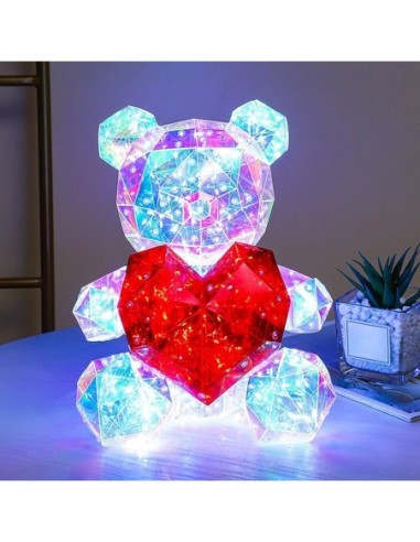 03201 ORSO C/CUORE LED CM.30