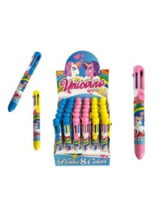 9552 PENNA IN DISPLAY 8 COLORI UNICORNO