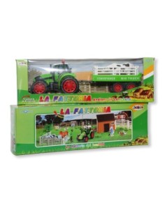 54297 TRATTORE CON MUCCA