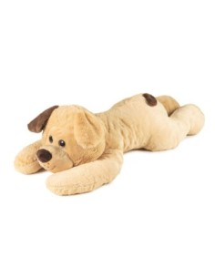 28036 MAXI CANE BEIGE DOGGY STESO OCCHI GLITTER L100